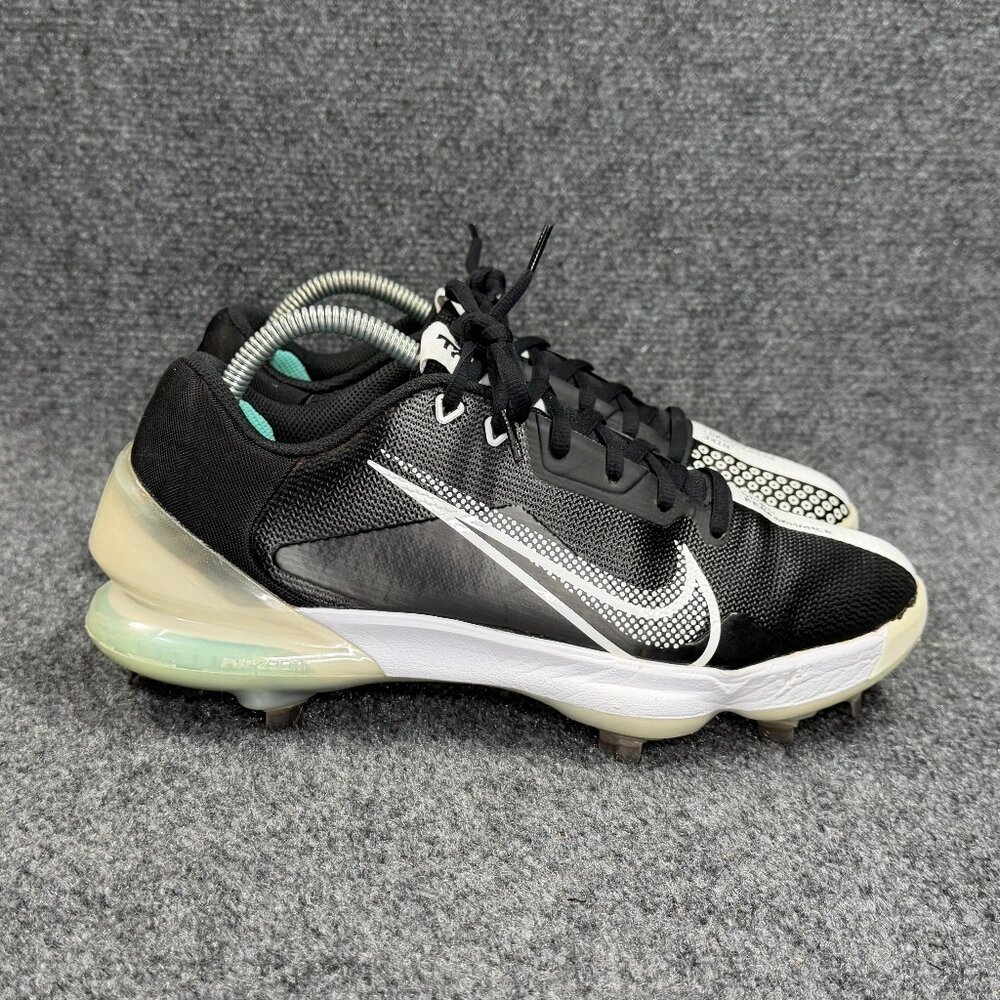 Nike Force Zoom Trout 7 Pro Baseball Cleats Men's Size 8.5‎ Black White Athletic